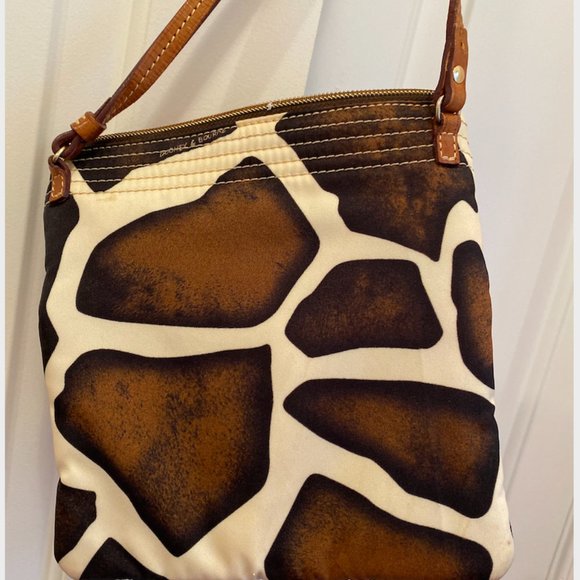 Dooney and Bourke Giraffe Triple Zipper Crossbody Bag - Picture 2 of 3